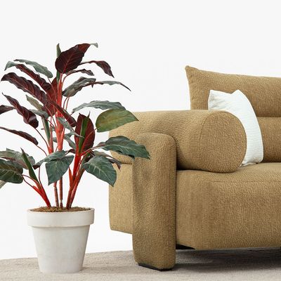 Tokyo Corner Fabric Sofa - Brown
