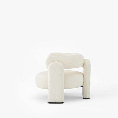 Tokyo Fabric Arm Chair -White