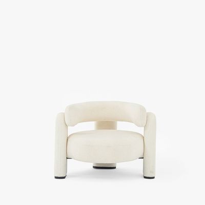 Tokyo Fabric Arm Chair -White