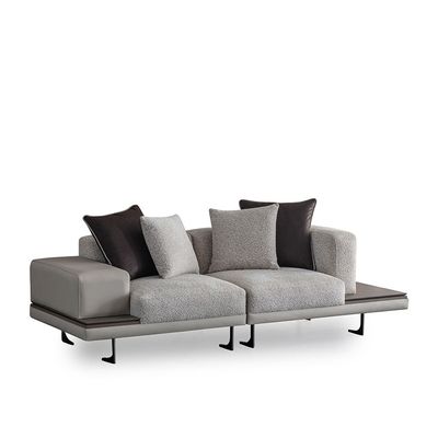 Intenso 4 Seater Fabric Sofa - Light Brown