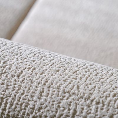 Florya 3 Seater Fabric Sofa - Beige/Brown