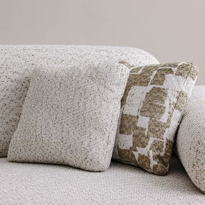 Vivo 4 Seater Fabric Sofa - Beige
