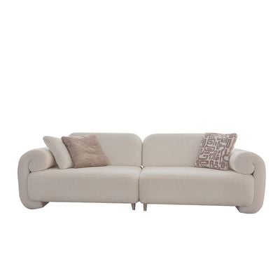 Vivo 3 Seater Fabric Sofa - Beige