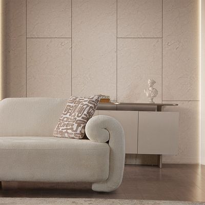 Vivo 3 Seater Fabric Sofa - Beige