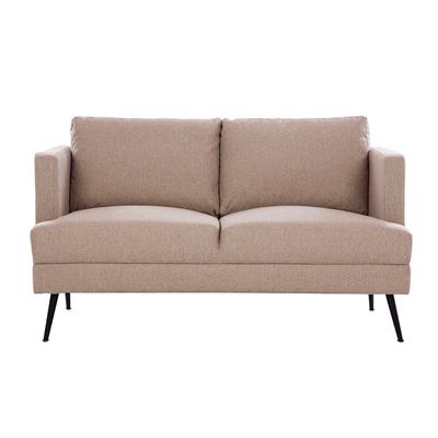 Pescara 2-Seater Fabric Sofa - Caramel Cloud - With 2-Year Warranty