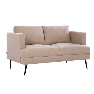 Pescara 2-Seater Fabric Sofa - Caramel Cloud - With 2-Year Warranty