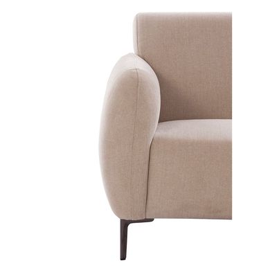 Waver 6-Seater Fabric Sofa Set - Taupe Beige - With 2-Year Warranty