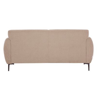 Waver 2-Seater Fabric Sofa - Taupe Beige - With 2-Year Warranty