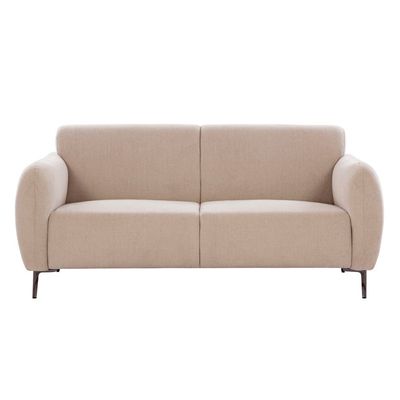Waver 2-Seater Fabric Sofa - Taupe Beige - With 2-Year Warranty