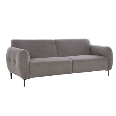 Waver 3+2+1 Seater Fabric Sofa Set - Silver Grey