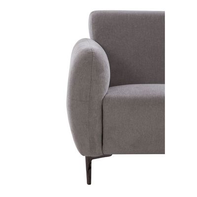 Waver 3+2+1 Seater Fabric Sofa Set - Silver Grey