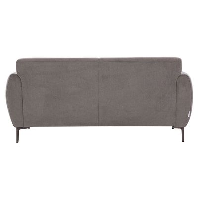 Waver 2-Seater Fabric Sofa - Silver Grey - With 2-Year Warranty