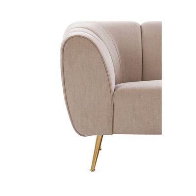 Milner 6-Seater Fabric Sofa Set - Muted Beige - With 2-Year Warranty