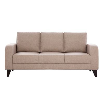 London 3 Seater Fabric Sofa - Warm Beige