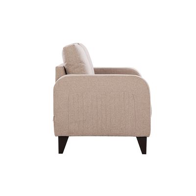 London 2 Seater Fabric Sofa - Warm Beige