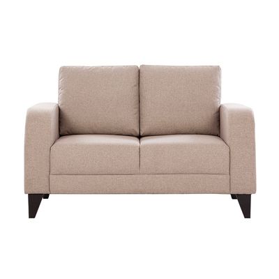 London 2 Seater Fabric Sofa - Warm Beige