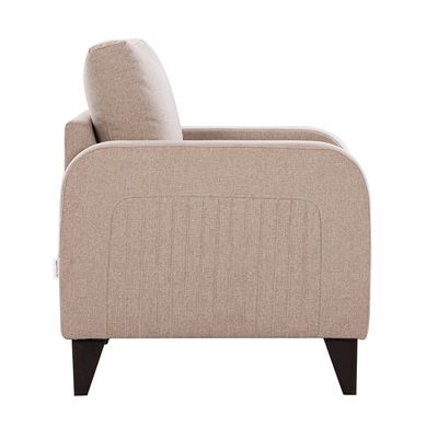 London 1 Seater Fabric Sofa - Warm Beige