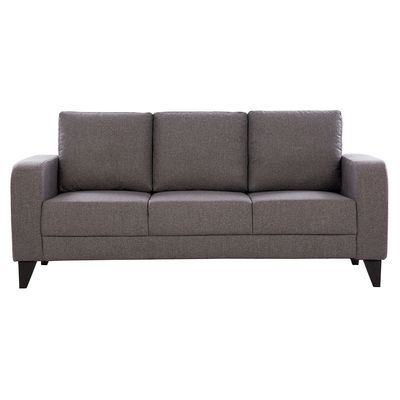 London 6-Seater Fabric Sofa Set - Ash Grey - With 2-Year Warranty