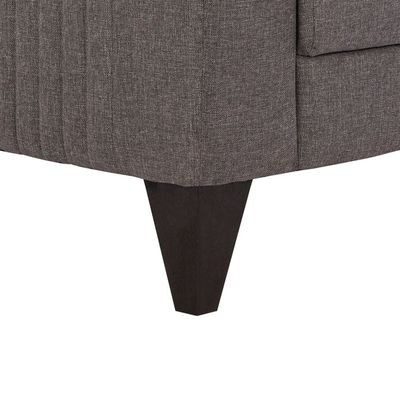 London 3-Seater Fabric Sofa - Ash Grey - With 2-Year Warranty