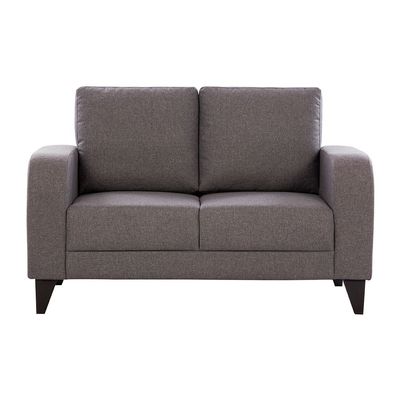 London 2-Seater Fabric Sofa - Ash Grey - With 2-Year Warranty