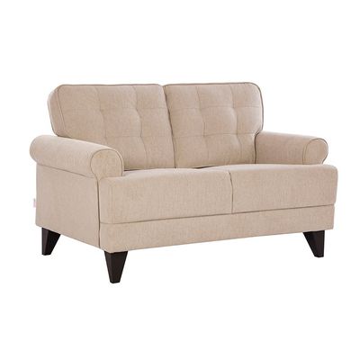 Bradley 2 Seater Fabric Sofa - Ecru