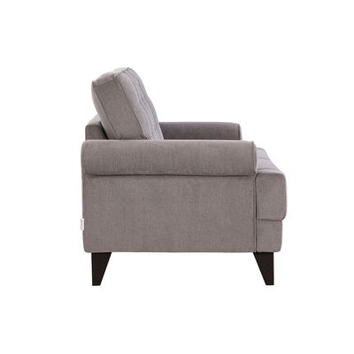 Bradley 2-Seater Fabric Sofa - Onyx Grey - With 2-Year Warranty