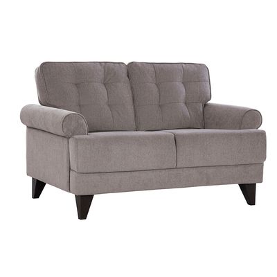 Bradley 2-Seater Fabric Sofa - Onyx Grey - With 2-Year Warranty