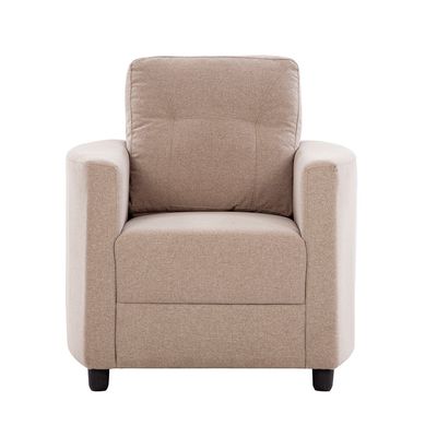 Nottingham 6-Seater Fabric Sofa Set - Desert Sand - With 2-Year Warranty