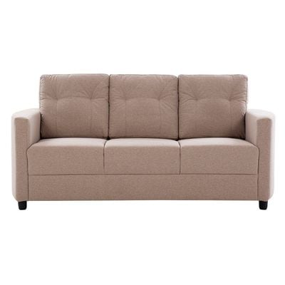 Nottingham 3-Seater Fabric Sofa - Desert Sand - With 2-Year Warranty