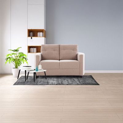 Nottingham 2-Seater Fabric Sofa - Desert Sand - With 2-Year Warranty