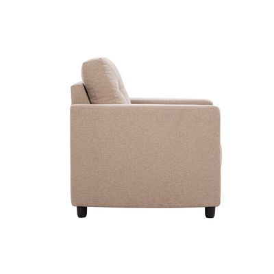 Nottingham 1-Seater Fabric Sofa - Desert Sand - With 2-Year Warranty
