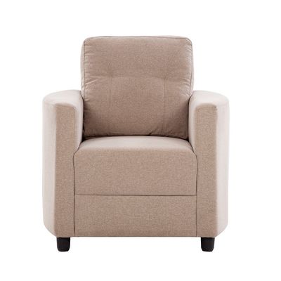 Nottingham 1-Seater Fabric Sofa - Desert Sand - With 2-Year Warranty