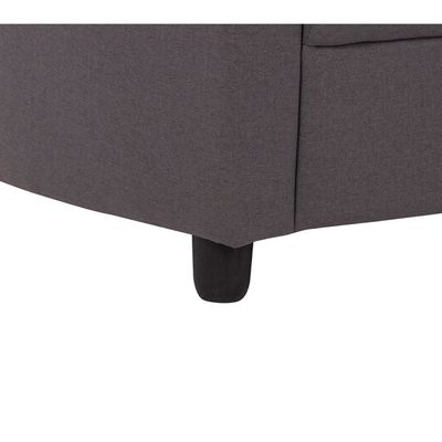 Nottingham 3 Seater Fabric Sofa - Dark Slate Grey