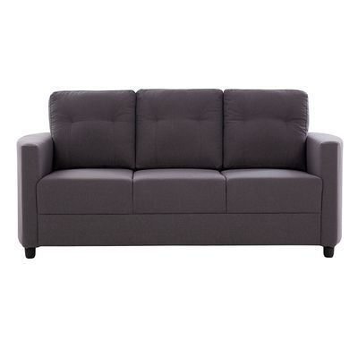 Nottingham 3 Seater Fabric Sofa - Dark Slate Grey