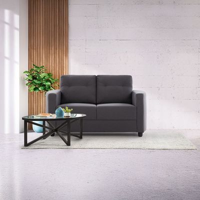 Nottingham 2 Seater Fabric Sofa - Dark Slate Grey