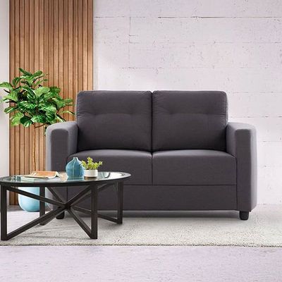 Nottingham 2 Seater Fabric Sofa - Dark Slate Grey
