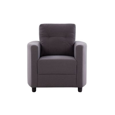 Nottingham 1 Seater Fabric Sofa - Dark Slate Grey