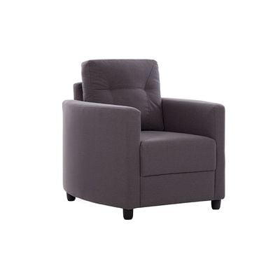 Nottingham 1 Seater Fabric Sofa - Dark Slate Grey