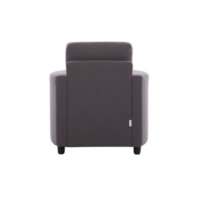 Nottingham 1 Seater Fabric Sofa - Dark Slate Grey