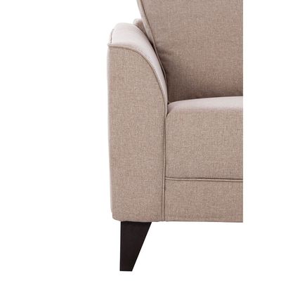 Polo 3-Seater Fabric Sofa - Classic Beige - With 2-Year Warranty