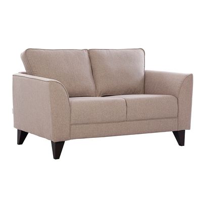 Polo 2-Seater Fabric Sofa - Classic Beige - With 2-Year Warranty