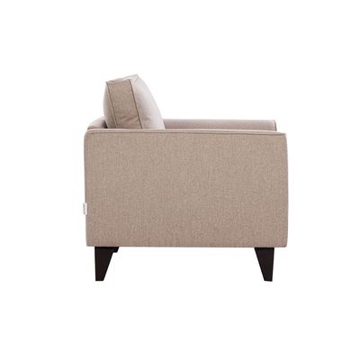Polo 1-Seater Fabric Sofa - Classic Beige - With 2-Year Warranty