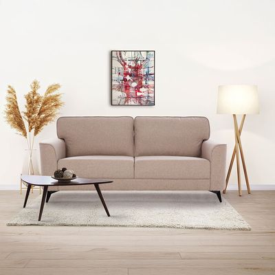 Field 3 Seater Fabric Sofa - Beige