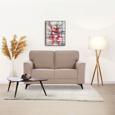 Field 2 Seater Fabric Sofa - Beige