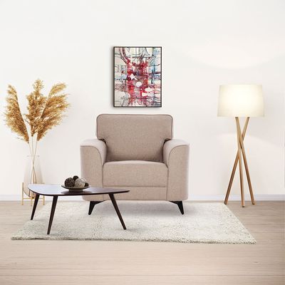 Field 1 Seater Fabric Sofa - Beige