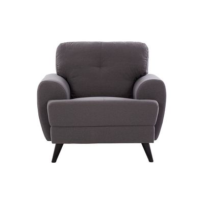 Lina 6-Seater Fabric Sofa Set - Grey - With 2-Year Warranty