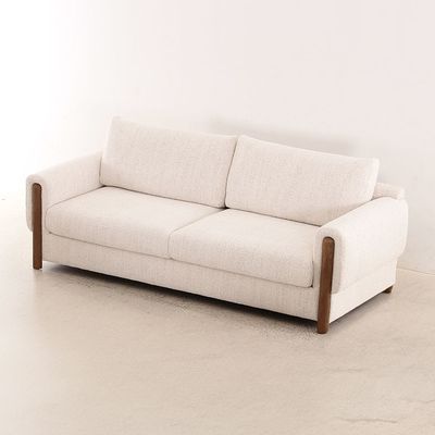 Oboro 3 Seater Fabric Sofa - Beige