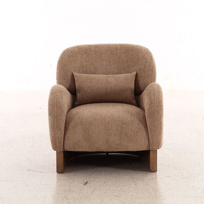 Nordomi  1 Seater Fabric Sofa - Brown