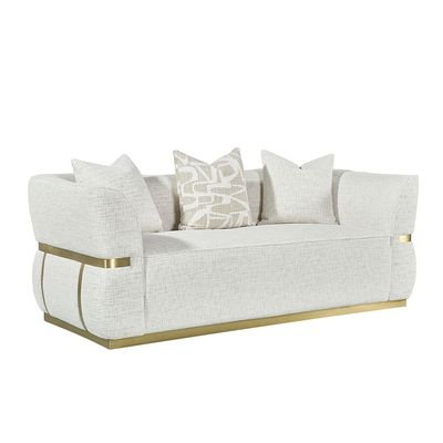Oru 3+2+1 Seater Fabric Sofa Set-Light Grey