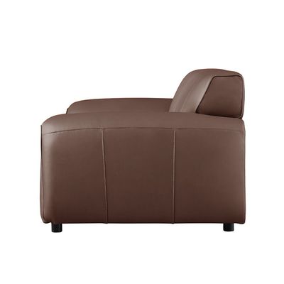 Tokishi 3 Seater Full Leather Sofa - Tan